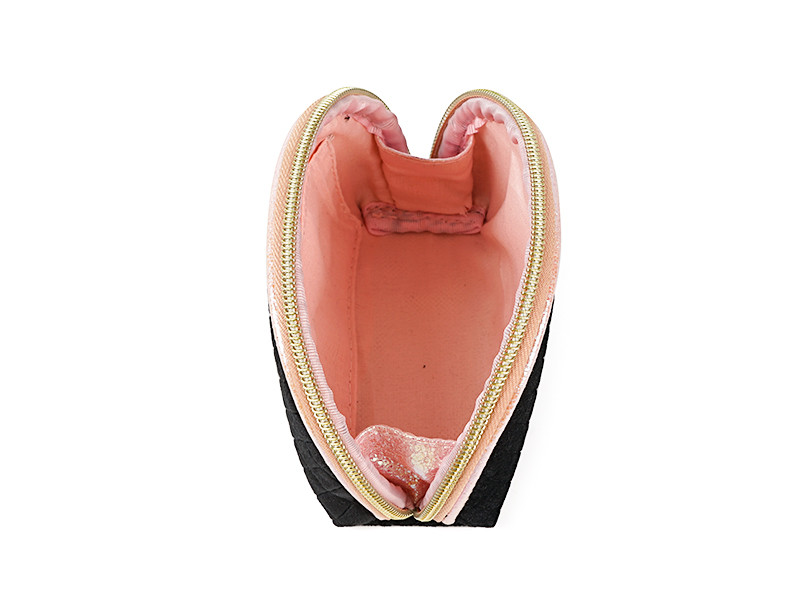 Portable Single Layer Cosmetic Storage Bag With Zipper