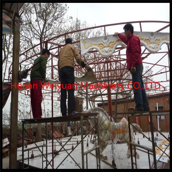 More than 10 years experience in fashion style luxury carousel 8 seats carousel