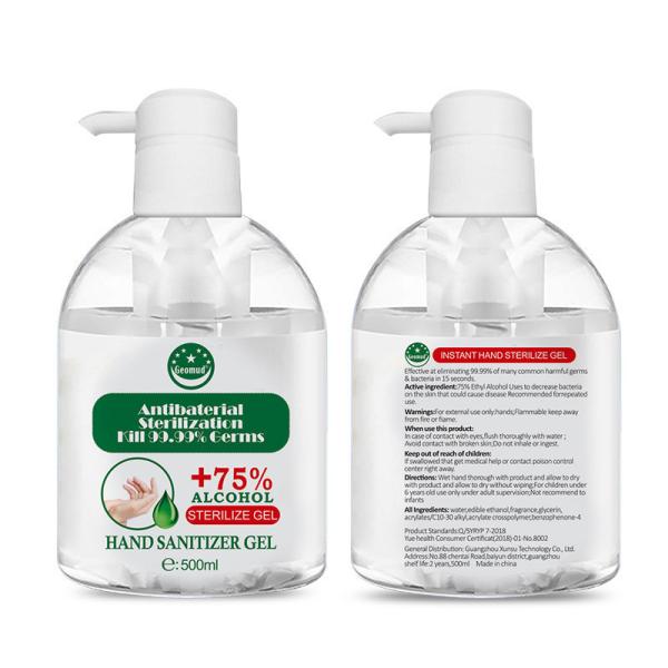 Buy cheap Travel Instant Hand Sanitizer Gel No Clean Waterless Anti Viral Hand Sanitiser from wholesalers