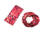 Seamless Polyester Original Headwear Red Running scarf