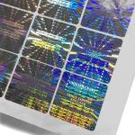 Printable Hologram Adhesive Sticker Label Waterproof Laser Sticker Paper For