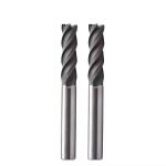 General High Speed Cutting Solid Carbide End Mill with 4 Flutes and Diamond