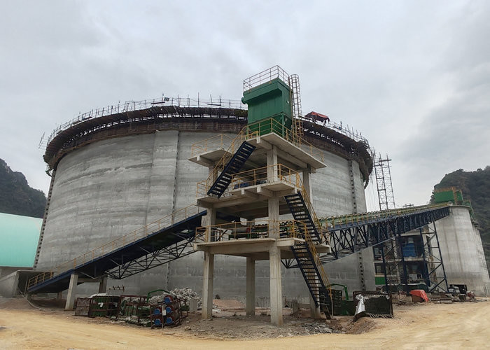 Galvanized Steel Structure Fabrication for Cement Grinding Stacker Reclaimer Conveyor Engineering Machine