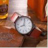 Buy cheap Minimalist leather watch, genuine leather bands changeable ,good quality watch with japan movement. from wholesalers