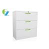 Buy cheap Commercial 900mm Width Steel Office Lockers 3 Drawer Lateral File Cabinet from wholesalers
