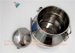 20L 5.25 Gallon stainless steel milk can, lockable milk container for farm,