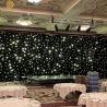 Buy cheap Backdrop Starlit Golden Yellow Drape LED Wedding Cloth with Warm White LED Star Curtain from wholesalers