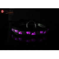 Buy cheap Flashing Luminous LED Dog Safety Collar , Safety Light Up USB Lighted Dog product