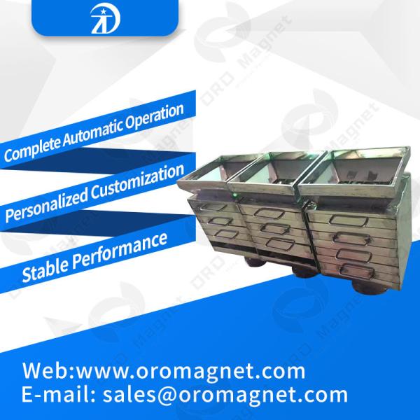Buy cheap 8 layers Automatic Drawer Silver Magnetic , Rod Dried - powder Separator from wholesalers