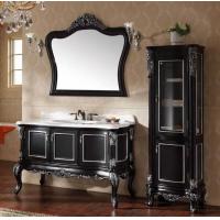 Buy cheap 60CM Solid Wood Bathroom Vanities With Tops Base With Mirror Washroom product