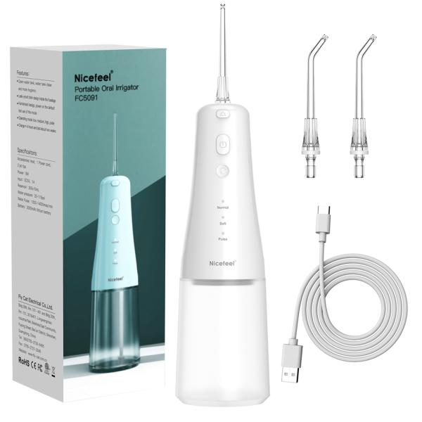 Buy cheap Advanced Portable Water Flosser with 150ml Water Tank 2 Hours Charge Time from wholesalers