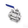 Buy cheap Acid Resistant Stainless Steel SS316 or SS304 1000psi 3 Pieces Casting Butt Weld Ball Valve from wholesalers