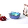 Buy cheap Electroplating Luster Gold Rim Lead Free Glass Bowls Irregular Salad Serving Bowels from wholesalers