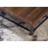Buy cheap Hotel Wooden SS Rectangle Walnut Coffee Tea Table Double Layers from wholesalers