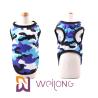 Buy cheap Camo Dog Shirt Pet Clothing Sleeveless Plain T Shirt Colorful Breathable Mesh from wholesalers