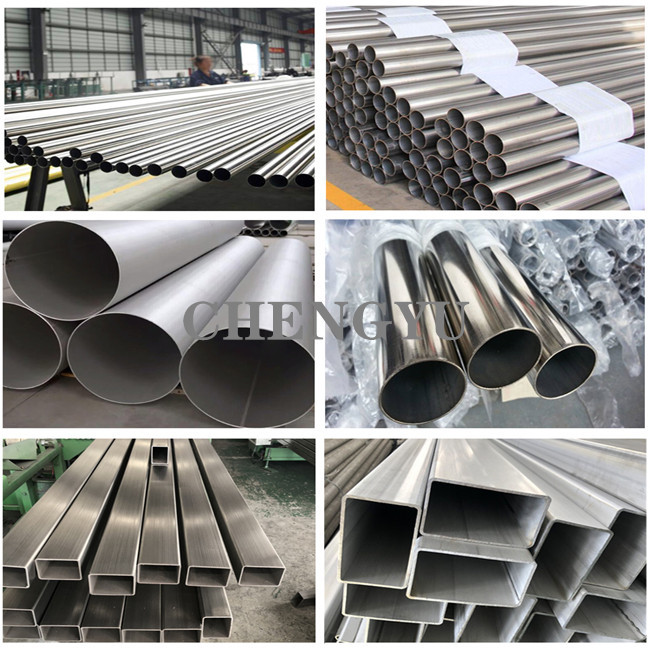 ERW Stainless Steel Welded Pipe 304L Brushed Stainless Pipe 5.8m
