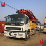 52M 10 Wheel Used Concrete Pump Truck With Isuzu Chassis