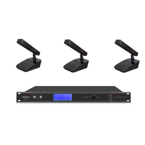 Buy cheap Small Scale Boardrooms Conference Digital Discussion System Dual Channels from wholesalers