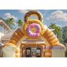 Buy cheap Custom PVC Outdoor Shopping Mall Store Inflatable Advertising Decoration Bread Donut Arch from wholesalers