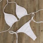 Garter Sexy Lingerie Bra Set With Push Up Bra Swimwear Bikini String Bathing For