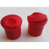 Buy cheap Mushroom Style Plastic Bottle Cap Covers , 24 / 415 Red Waterproof Screw Caps from wholesalers