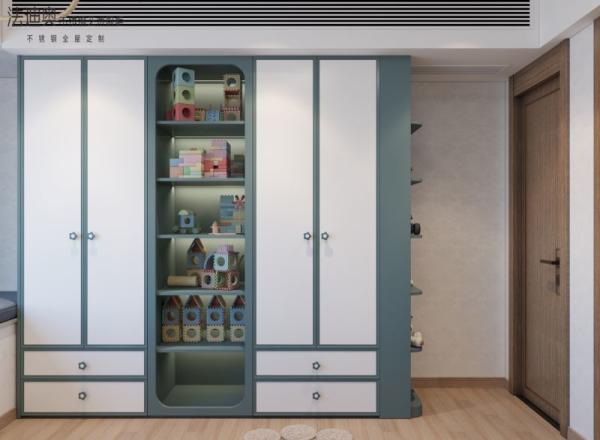 Buy cheap Glacial Green Children Room Wardrobe Modern Playful And Sophisticated from wholesalers