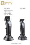 SHC-5630 Black Professional Hair Clipper 150 Minute USB Charge Cable