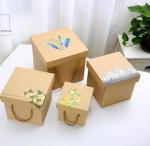 paper made luxury gift packaging candle box with logo custom printing case