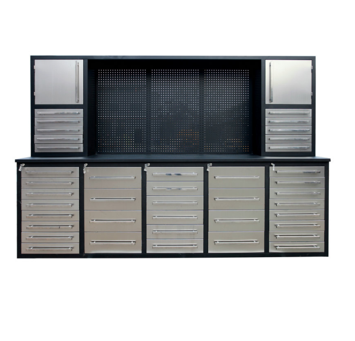 Popular Heavy Duty Rolling Tool Cart with Drawers and Wheels Made of Cold Rolled Steel