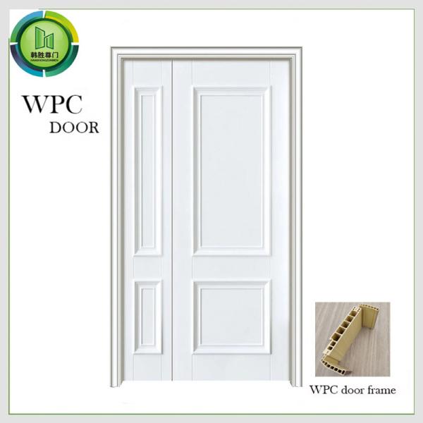 Buy cheap WPC Unequal Double Door , Interior Double Doors For Apartment from wholesalers
