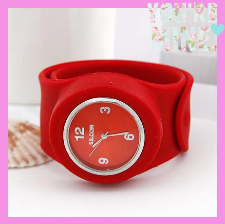 Buy cheap Hot sale colorful silicon slap watches for children from wholesalers