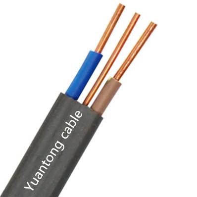 Buy cheap 100m White Jacket Electric Copper Wire Bvvb E Type Copper Conductor from wholesalers