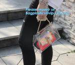 summer tote bag Transparent PVC Beach Shoulder Bags jelly candy bag, Fashionable