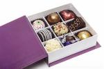 20pcs chocolate two pieces rigid box Luxury chocolate packaging lid and base