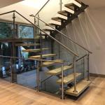 Upgrade Your Home's Style with Modern U Channel Stringer Stainless Steel Glass