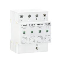 Buy cheap Indoor lightning arrester ac SPD 40KA power surge protection device product