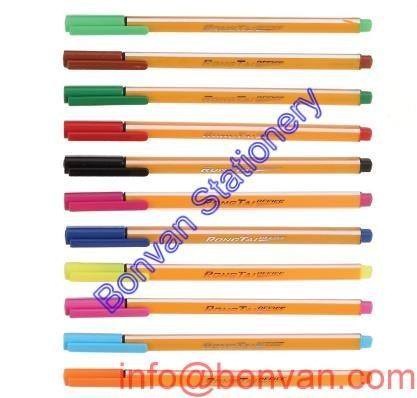 Buy cheap triangular stripped fineliner pen, fine liner drawing pen,stationery fine art pen from wholesalers