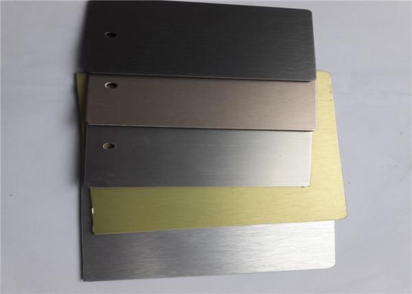 Buy cheap Square Silver Color Brushed Aluminum Sheet Metal 0.05mm To 0.80mm Thickness from wholesalers