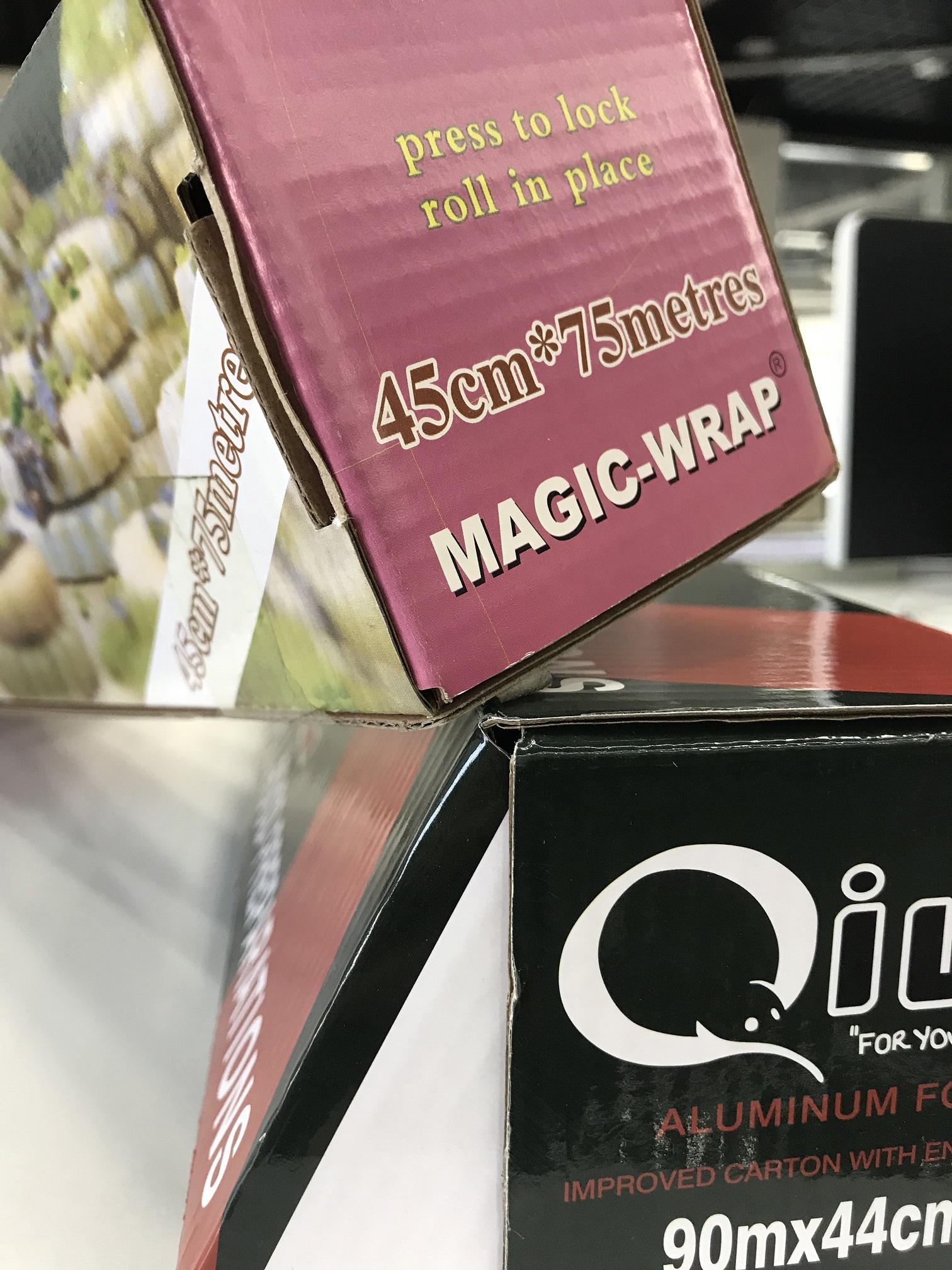 Recyclable Eco Friendly Food Packaging Aluminum Foil Wrap Custom Logo
