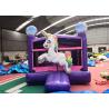 Buy cheap High Strength Kids Castle Jump House For Garden Double Suture Technology from wholesalers