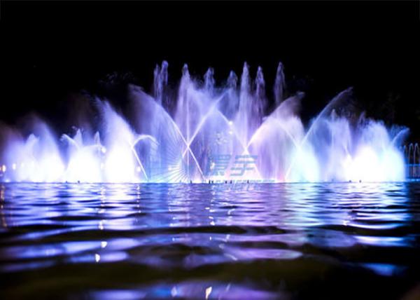 Buy cheap Outside Electric Digital Water Fountain , Light And Music Fountain Large Scale from wholesalers