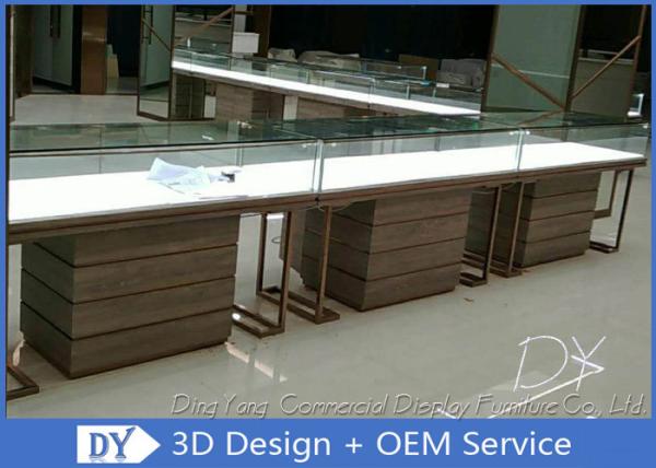 Buy cheap One Stop Service Modern Jewellery Shop Furniture With Lighting / Locks from wholesalers