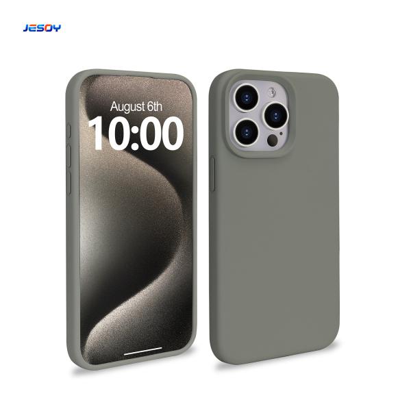Buy cheap Pink Liquid Silicone Soft Phone Case Silicon Mobile Phone Cover For IPhone 16 from wholesalers