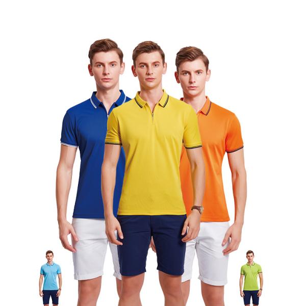 Buy cheap Flyita Short Sleeve Shirts Men's 100% Cotton Sport Breathable Polo T-Shirt from wholesalers