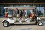 48V 4KW Electric Transport Cart / Electric Tourist Vehicles 6 Seats CE