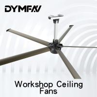 Buy cheap 7.1m 1.5kw High Efficiency Workshop Ceiling Fans HVLS Big Commercial Fans product