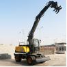 Buy cheap Bucket Large Red Digger Earth-Moving Machinery Large Compact Wheeled Excavator from wholesalers