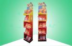 Sturdy 5 Shelf Cardboard Display Stands Unique Structure For Selling Medicine