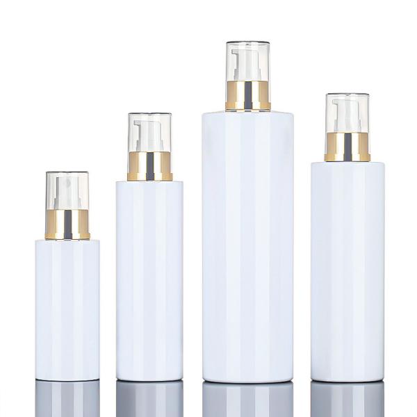 Buy cheap Hot Stamping Lotion Spray Pump Bottle Golden Cosmetic Bottle from wholesalers