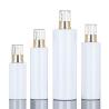 Buy cheap Wholesale 120ml 200ml 250ml 500ml Round Cosmetic Body Mist Atomizer Plastic Spray Lotion Gold Top Bottle For Cleaning from wholesalers